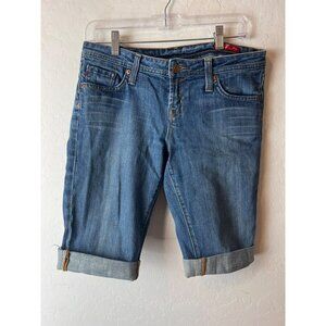 Women Seven7 Cut Off Jean Shorts Sz 30 Medium Wash